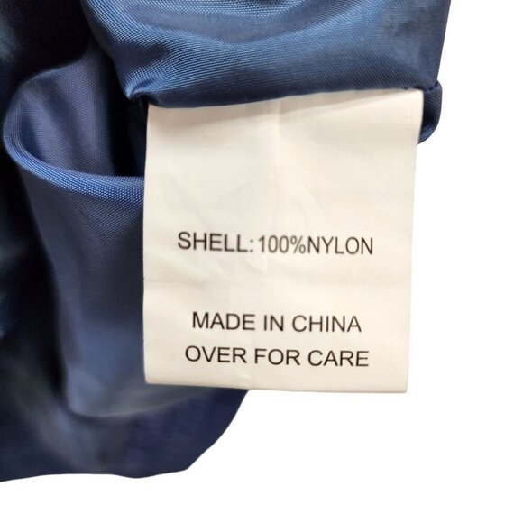 Short Sleeve Mens size XL Full Zip Jacket Blue Black Golf Windbreaker NEW - Picture 11 of 13